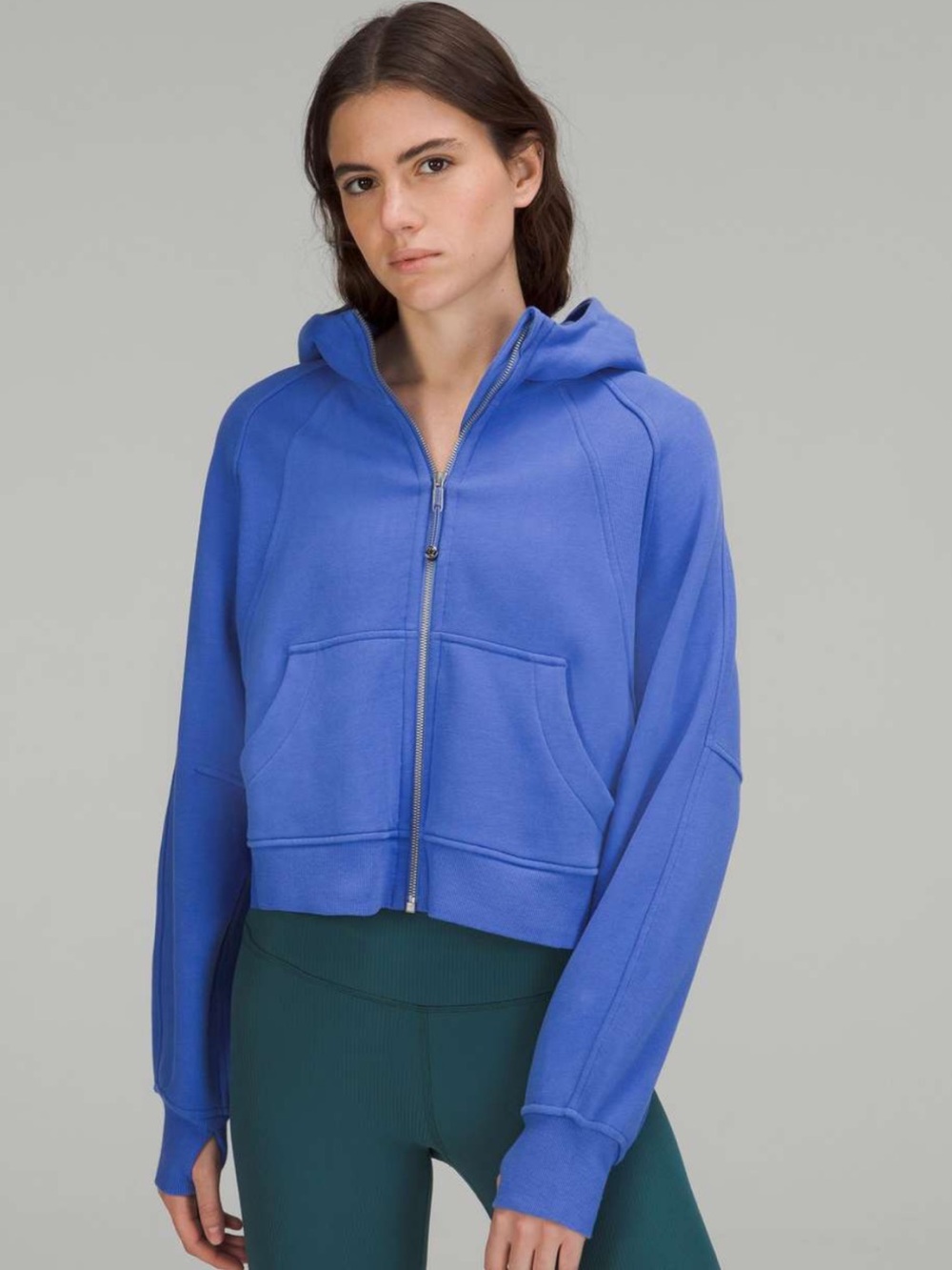 Lululemon Scuba Oversized Full Zip Hoodie in Wild Indigo Size M/L Retail $128